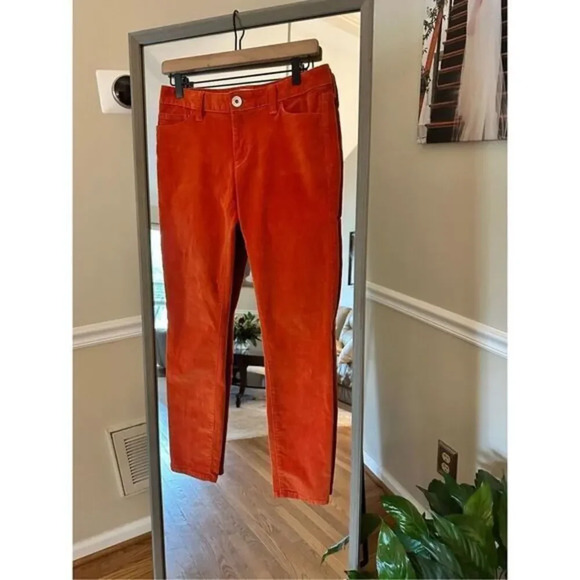 Banana Republic Corduroy Regular Fit Size 27 Burnt Orange - Picture 1 of 4